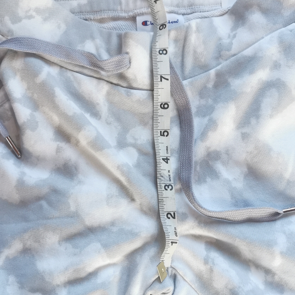 XS extra small Champion Shorts Grey Gray White tie dyed NWT New - Picture 9 of 10